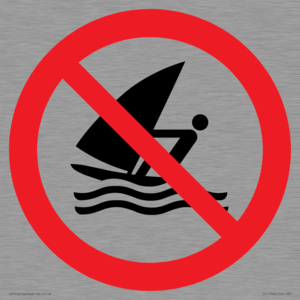 Prohibition: No windsurfing
